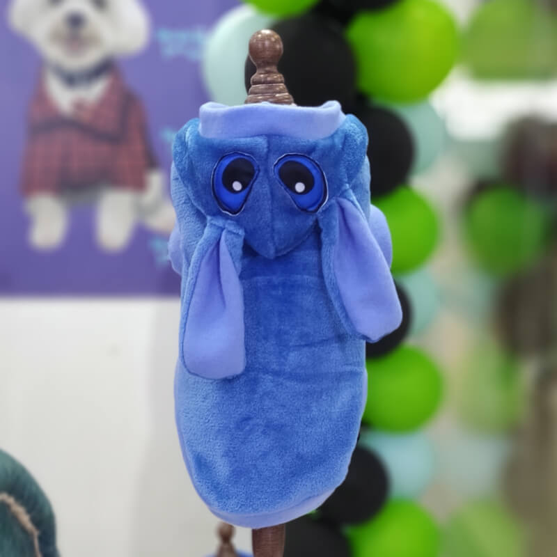 HOODIE STITCH PARA PERRITOS Y GATITOS UNISEX EN TALLA XS/S
