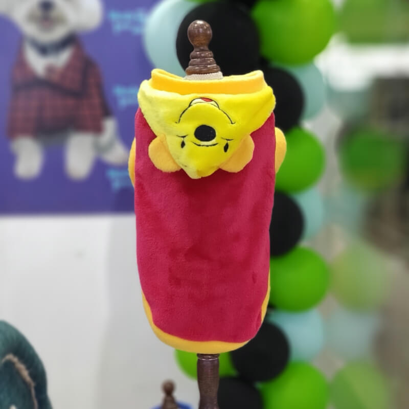 HOODIE WINNIEH POOH PARA PERRITOS Y GATITOS UNISEX EN TALLA XXS