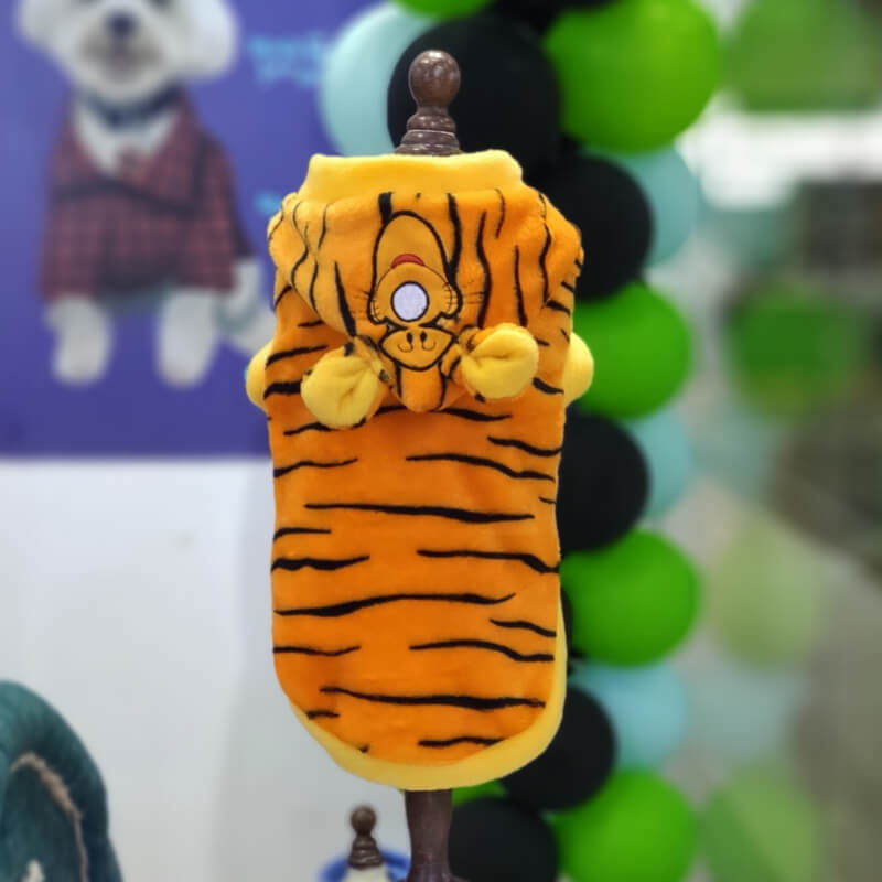 HOODIE TIGGER PARA PERRITOS Y GATITOS UNISEX EN TALLA XS/S