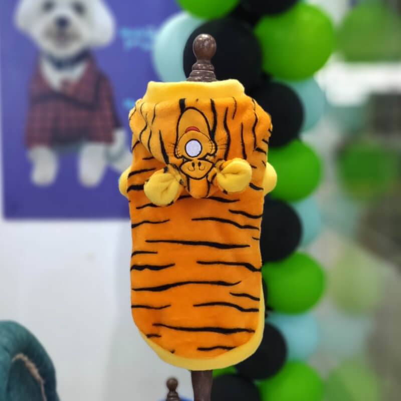 HOODIE TIGGER PARA PERRITOS Y GATITOS UNISEX EN TALLA M - L