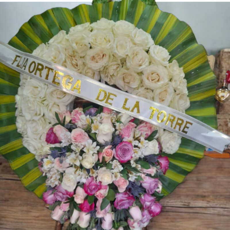 Corona Fúnebre: Homenaje Floral de Paz en Ibarra
