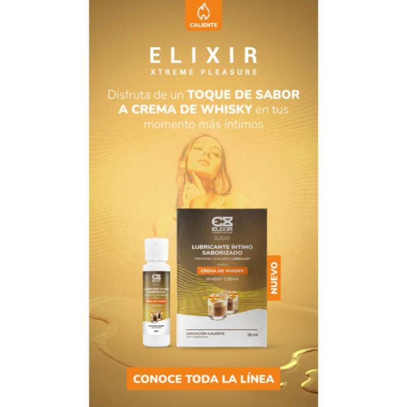 LUBRICANTE CREMA DE WHISKY ELIXIR - 30ML