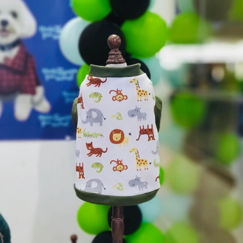 CAMISETA DE ANIMALITOS PARA PERRITOS Y GATITOS TALLAS M - L