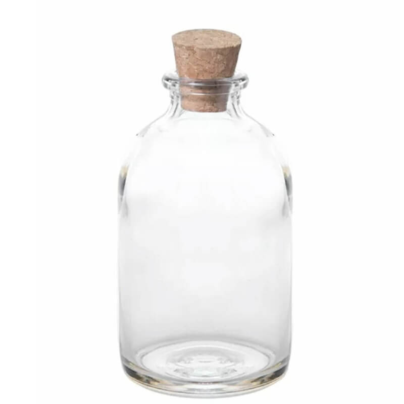 Botellas de Cristal con Tapa de Corcho