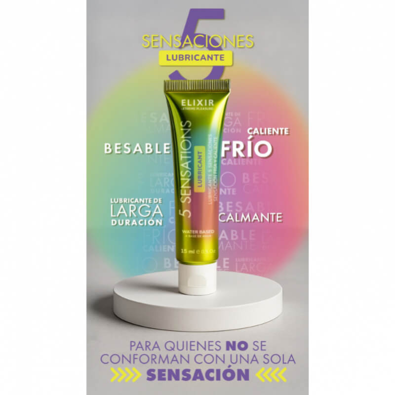 Lubricante 5 Sensaciones Elixir 15ml