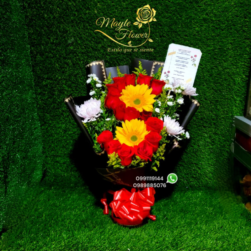 Arreglo Mediano con Rosas