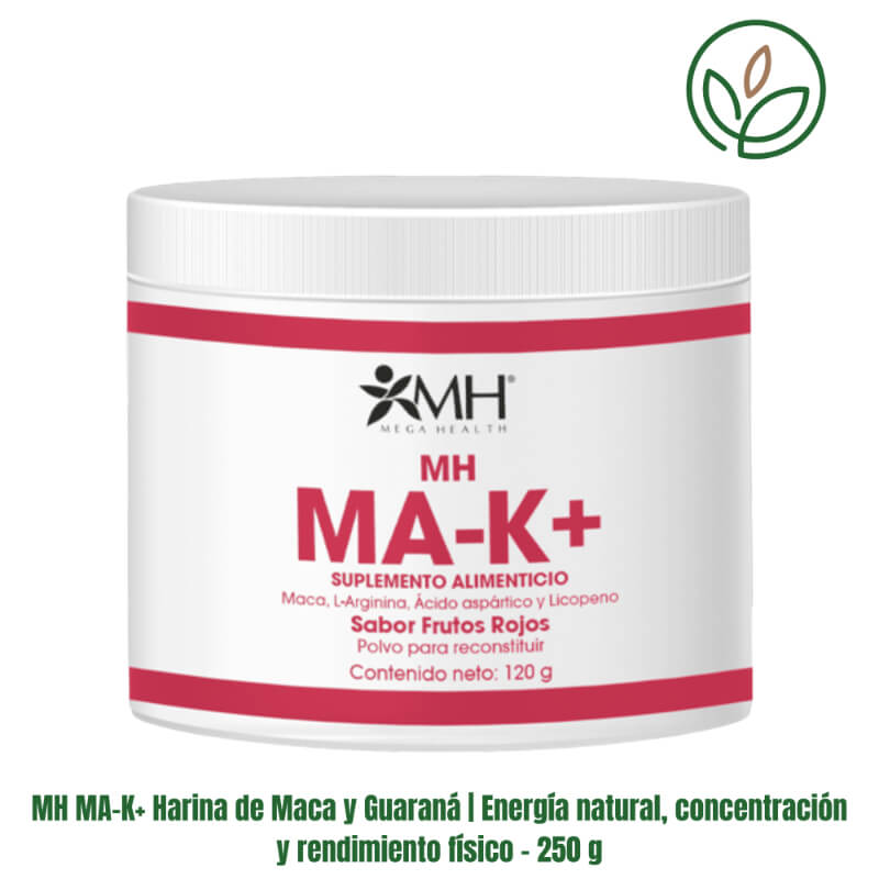 MH MA-K+ Harina de Maca y Guaraná | Energía natural, concentración y rendimiento físico – 250 g