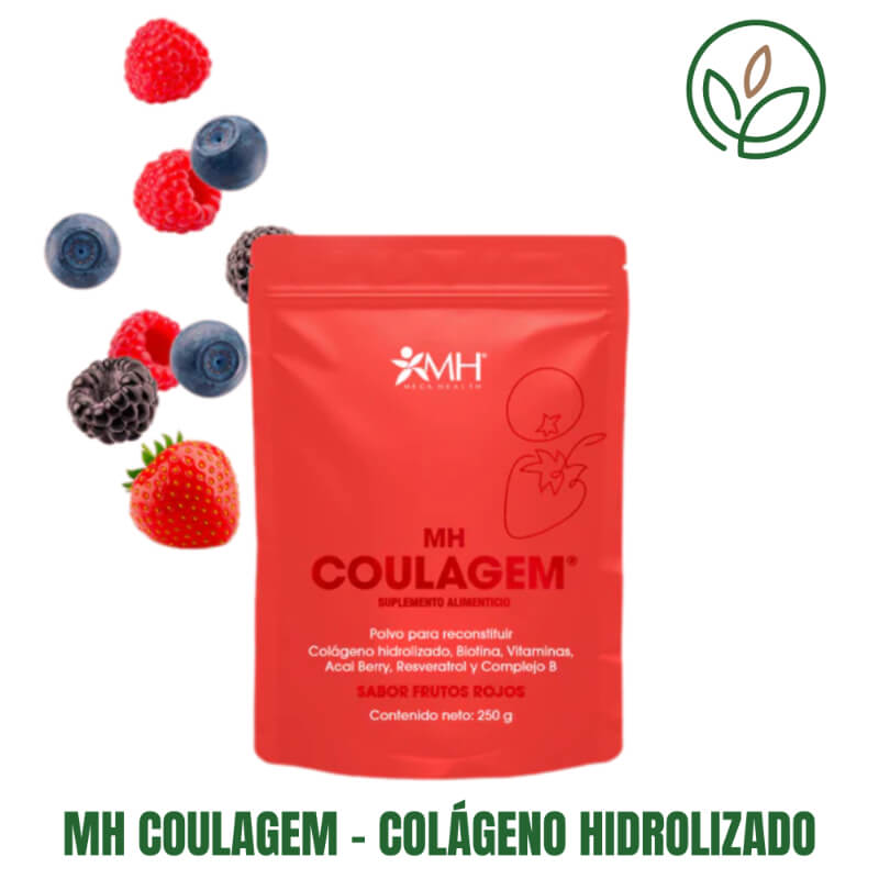 MH Coulagem Colágeno Hidrolizado con Vitaminas, Biotina y Acai Berry – Belleza, piel firme y articulaciones sanas