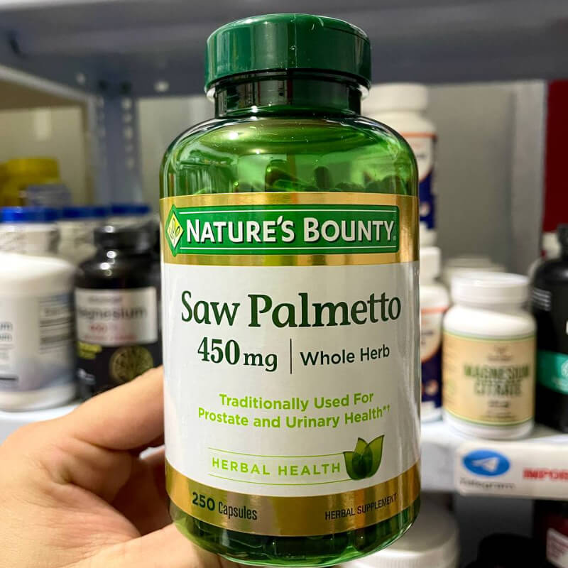 SAW PALMETTO NATURES BOUNTY