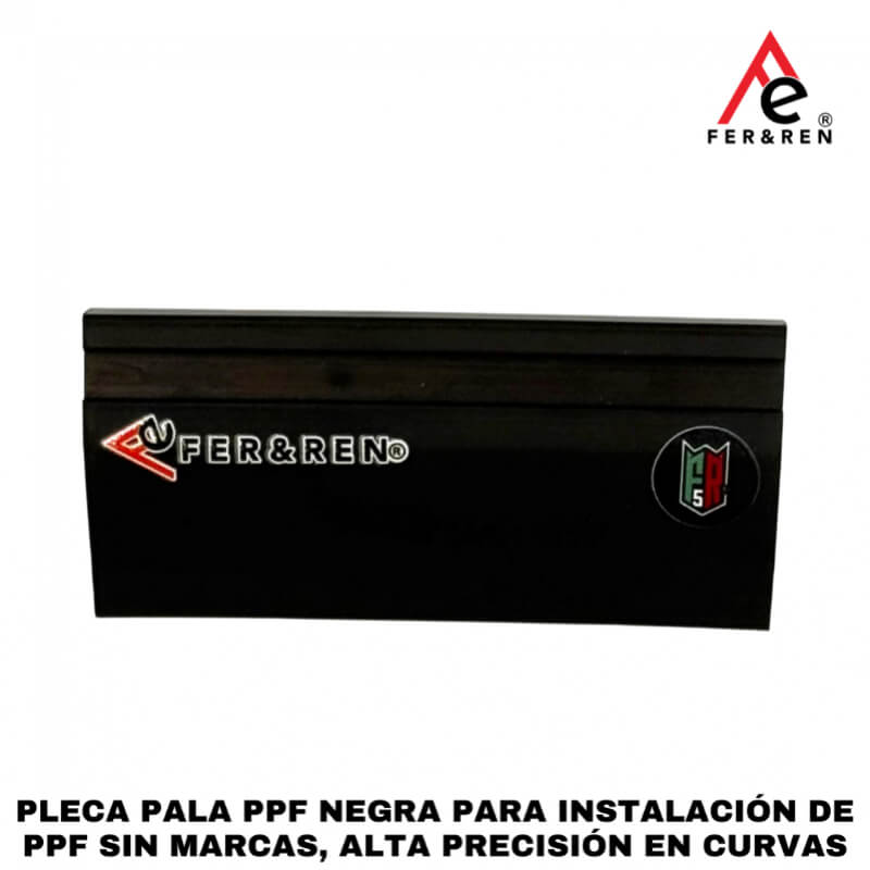 Pleca Pala PPF Negra para Instalación de PPF sin Marcas, Alta Precisión en Curvas | Distribuidora FerRen