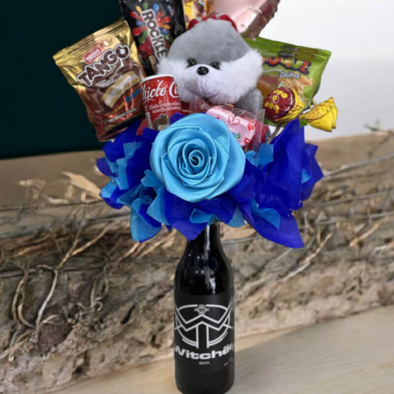 Botella Mágica: Peluche, Rosa Eterna y Snacks en Ibarra