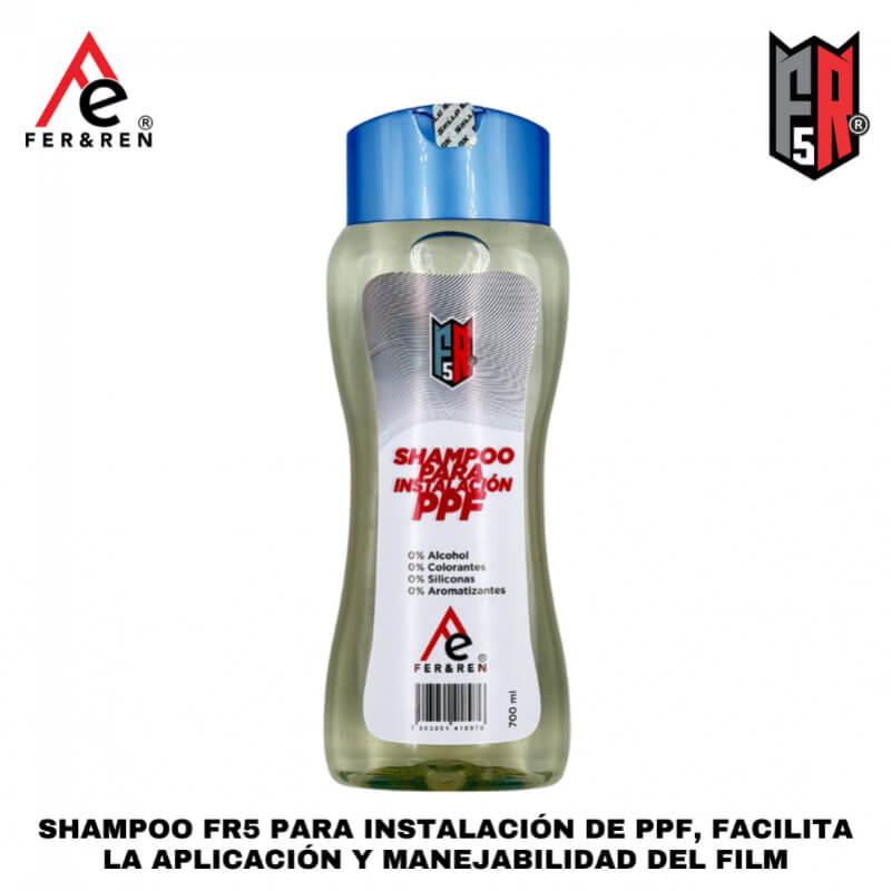 Shampoo FR5 para Instalación de PPF, Facilita la Aplicación y Manejabilidad del Film | Distribuidora FerRen