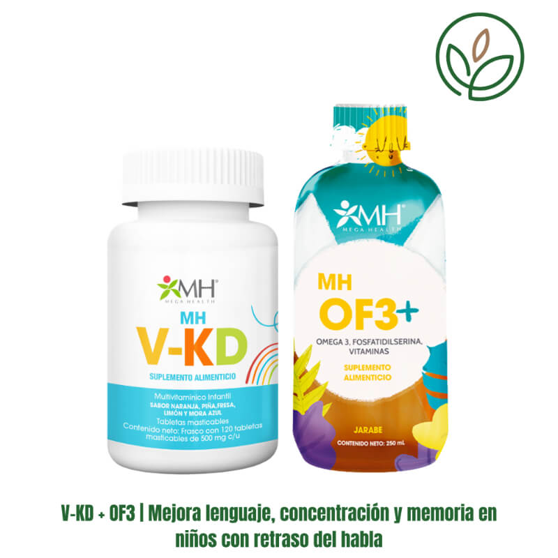 V-KD + OF3 | Mejora lenguaje, concentración y memoria en niños con retraso del habla