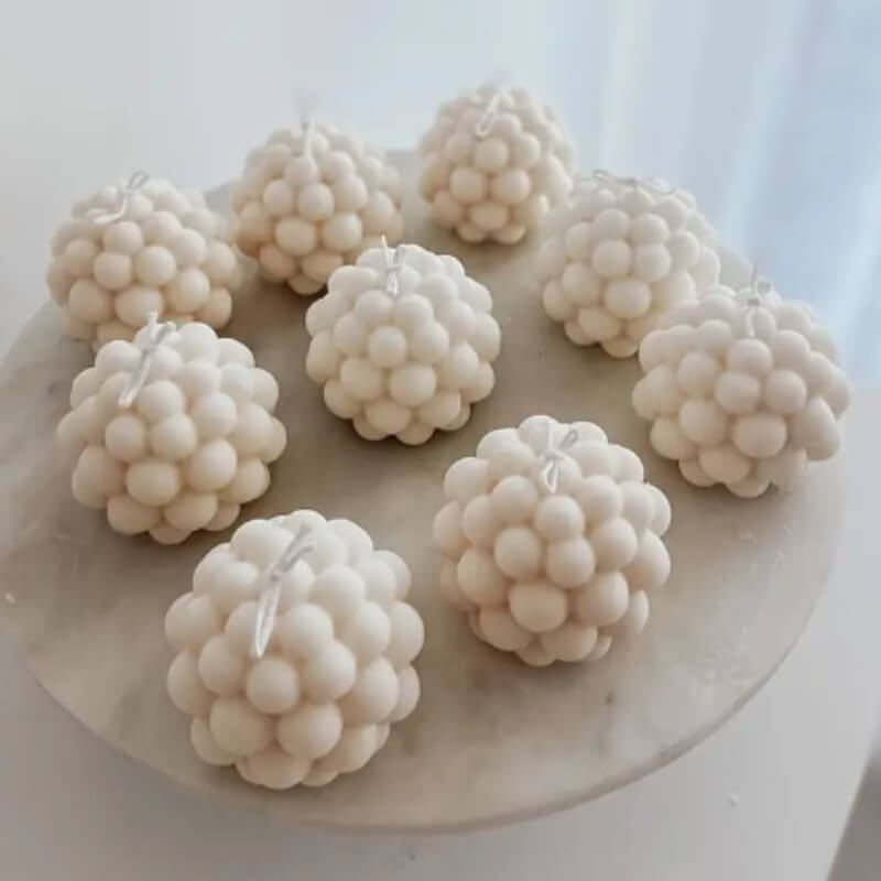 Molde Silicona Vela Bola Burbuja 3D