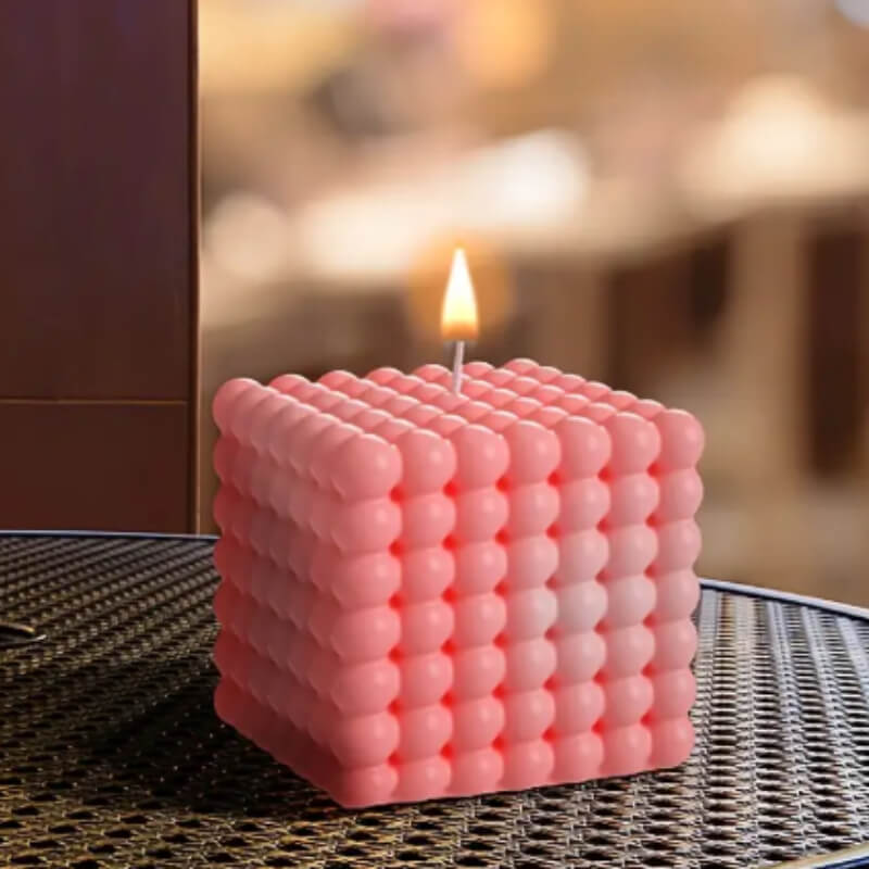 Molde Silicona Cubo Burbuja 3D