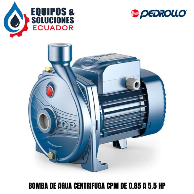 Bomba de Agua Centrifuga CPm de 0.85 a 5.5 Hp, Pedrollo