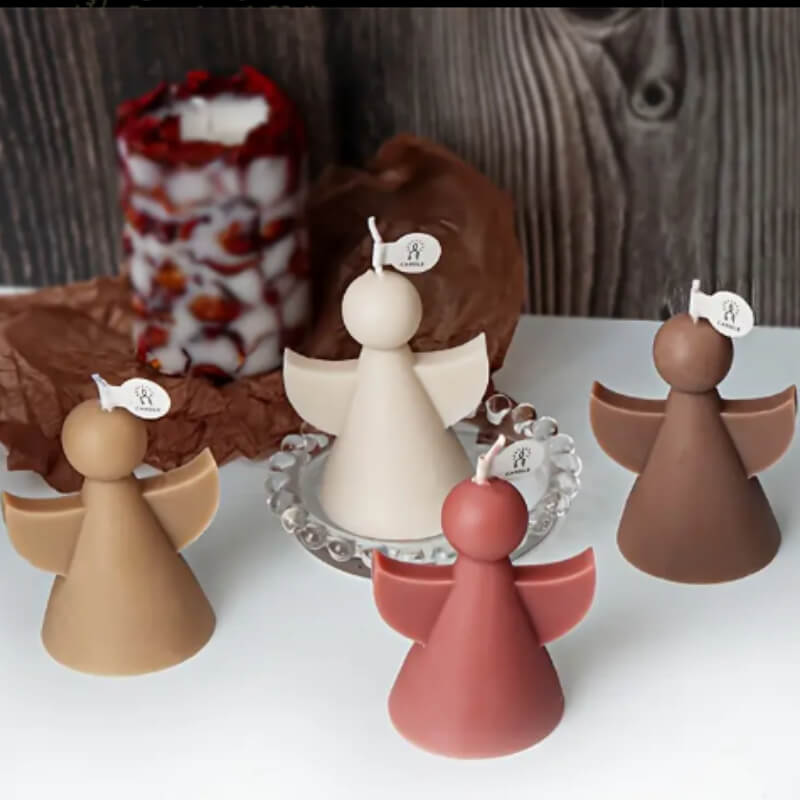 Molde de Vela Ángel 3D Silicona