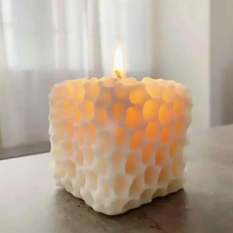 Molde Silicona Velas Panal Abeja