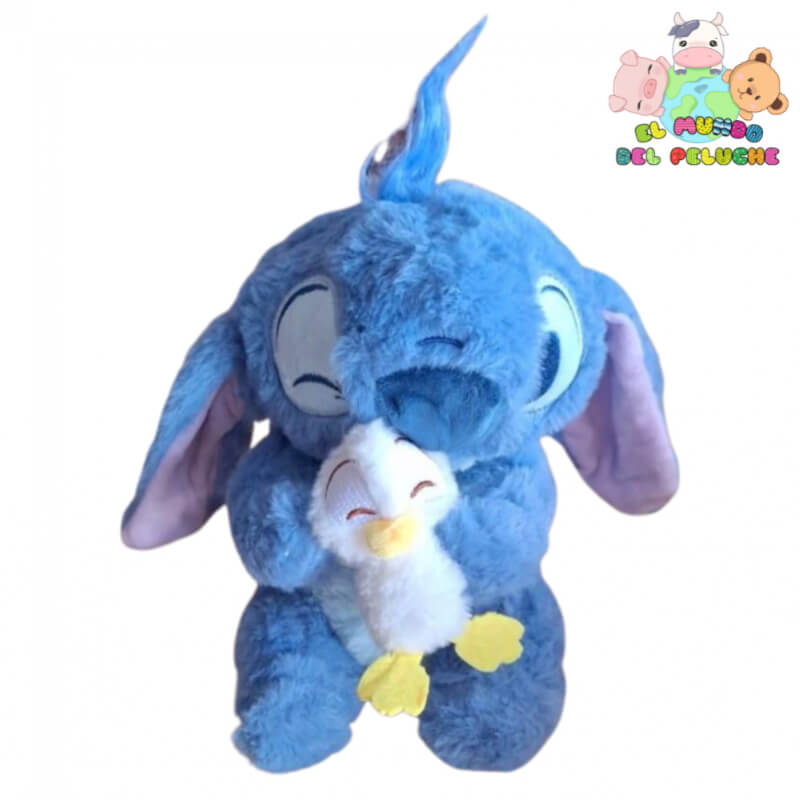Peluche Stitch con Patito #0 | Ternura intergaláctica | 12 x 20 cm | El Mundo del Peluche