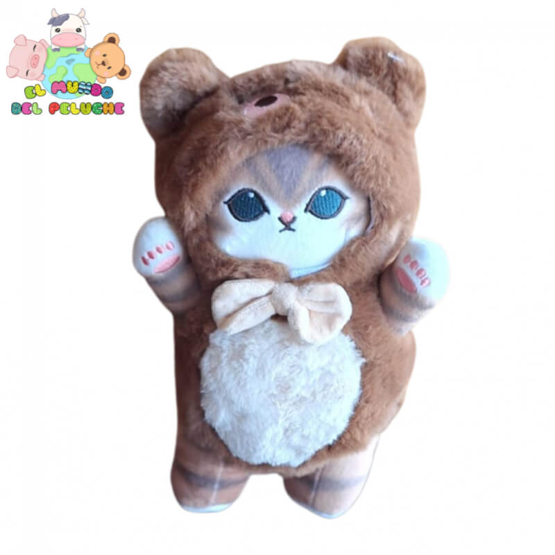 Peluche Gato Disfrazado #0 | Modelos surtidos importados | 13 x 23 cm | El Mundo del Peluche