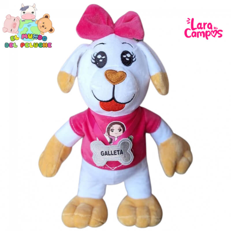 Peluche Galleta #1 | Perrita oficial de Lara Campos | 15 x 30 cm | El Mundo del Peluche