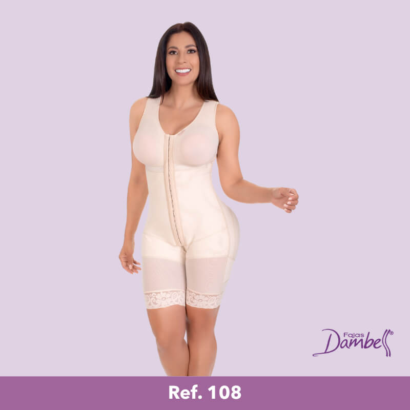 Fajas cortas sin mangas: Ref 108 ANDREA SHORT ZIPPER UR/USA | Fajas Dambell Ecuador