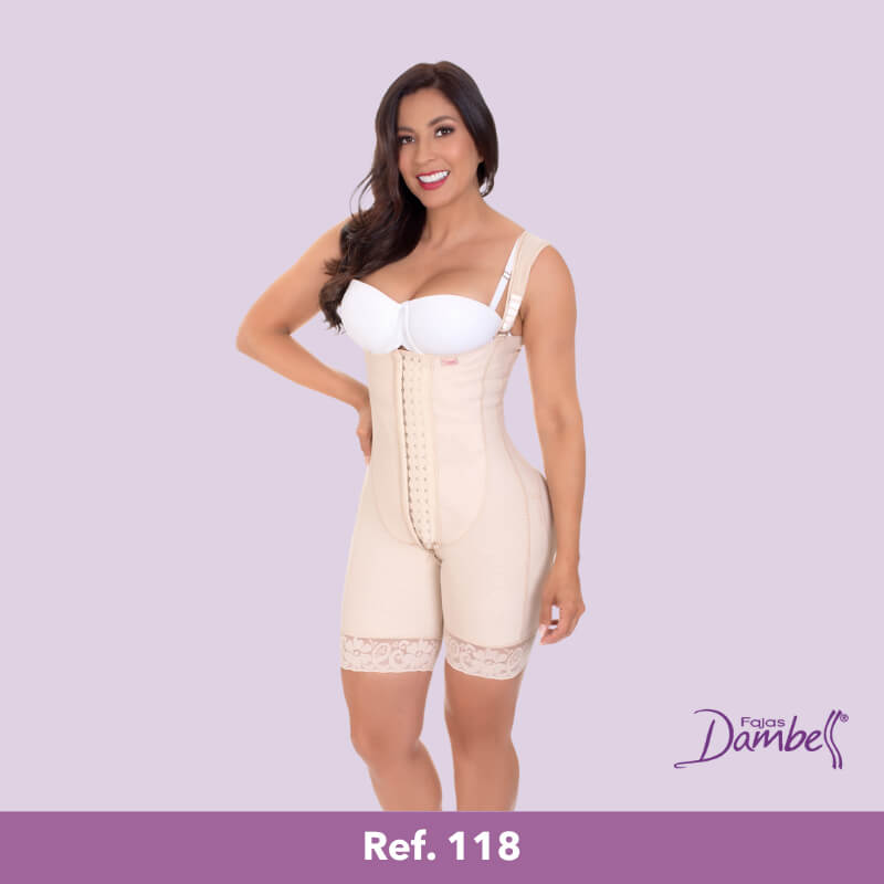 Fajas cortas sin mangas: Ref 118 MARIA SHORT/BROCHES | Fajas Dambell Ecuador