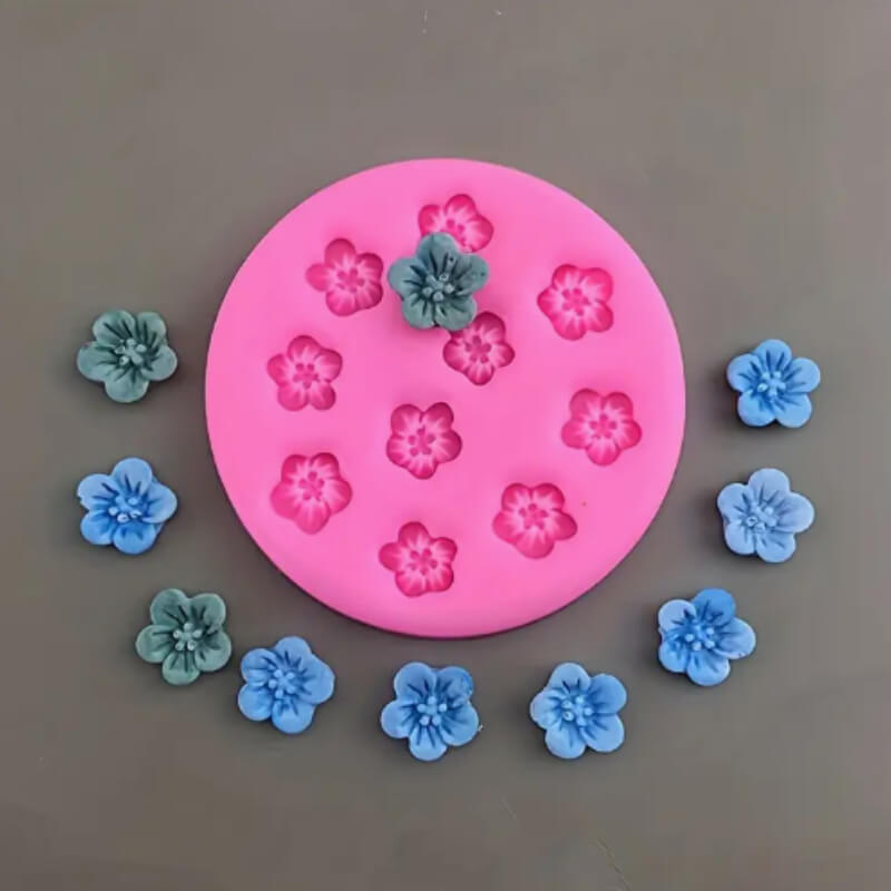 Molde Silicona Flor Durazno