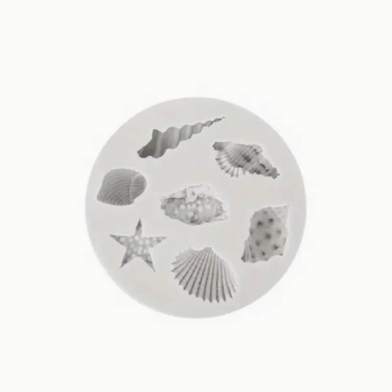 Molde Silicona Conchas Marinas