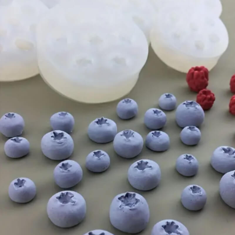 Molde Arándanos para Velas Decorativas