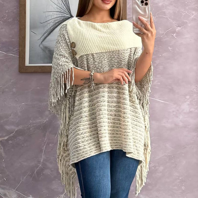 Poncho Tejido