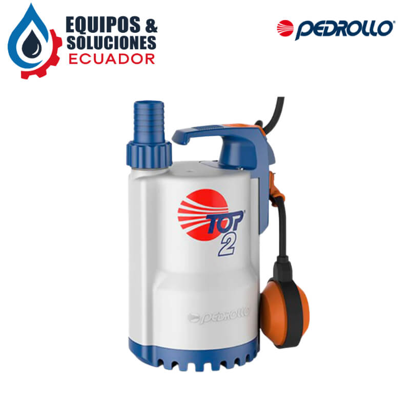 Bomba de Agua Eyectora para Drenaje de Aguas Limpias Serie TOP de 0.5 a 1 Hp, Pedrollo
