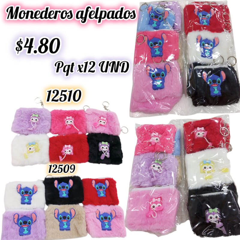 MONEDERO AFELPADO