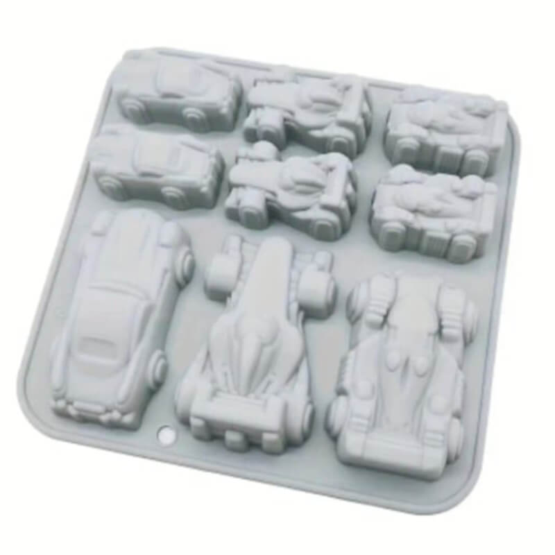 Molde de silicona con diseño Dulces variados x5 para uso en Velas, Jabones, resina, chocolate o yeso.