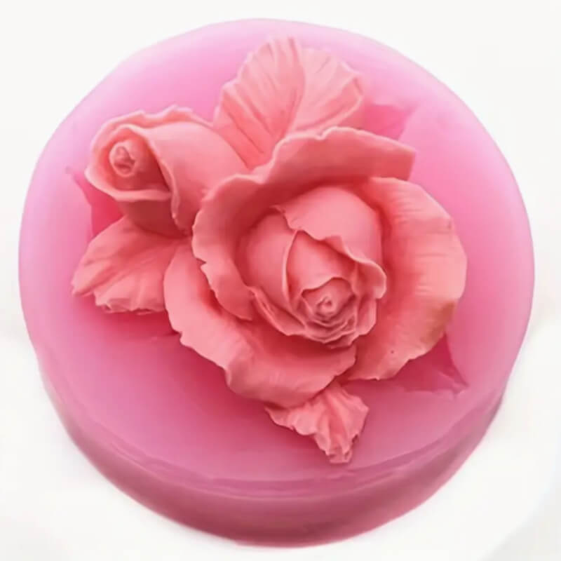 Molde Silicona Flores Rosas