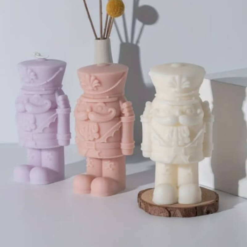 Molde de silicona con diseño de Cascanuez grande para uso en Velas, jabón, yeso, chocolate, resina, hielo.