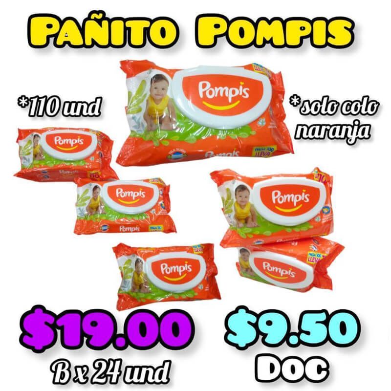 Pañitos Húmedos POMPIS X110