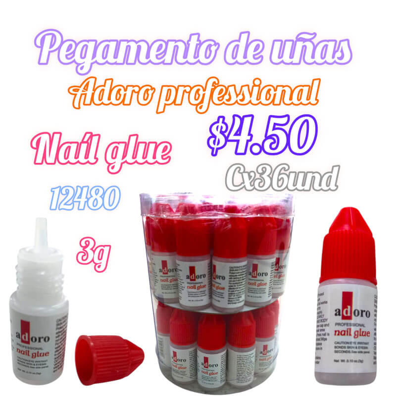 PEGAMENTO DE UÑAS ADORO
