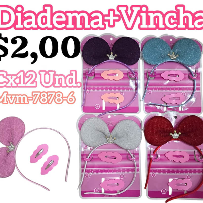 DIADEMA + VINCHA