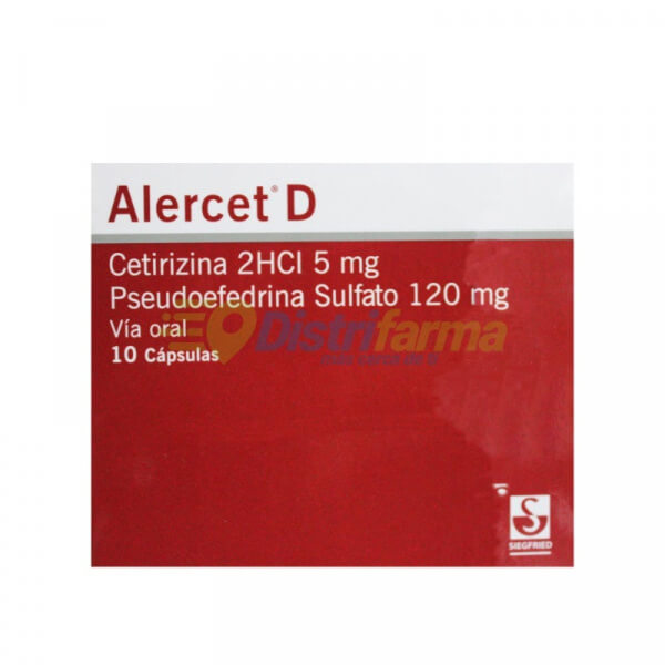 ALERCET D 5MG CAPSULAS X 10*1