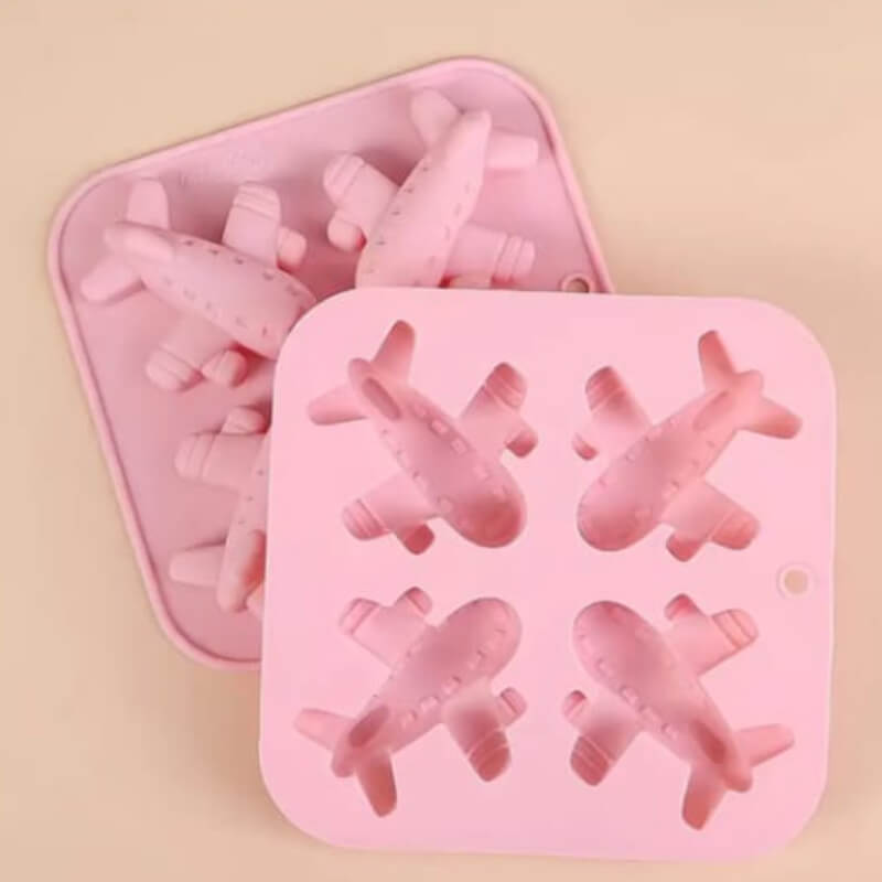 Molde de silicona con diseño Avioncitos, para uso en Velas, porcelana fría, resina, chocolate, alimentos.