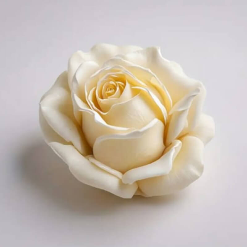 Molde de silicona con diseño Rosa con capullo , para uso en Velas, porcelana fría, resina, chocolate, alimentos.