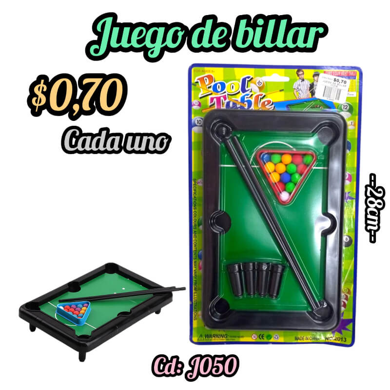 JUEGO DE BILLAR