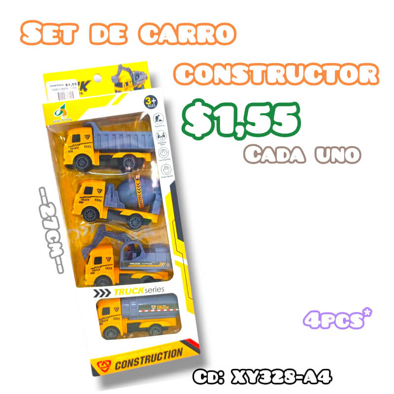 SET DE CARRO CONSTRUCTOR