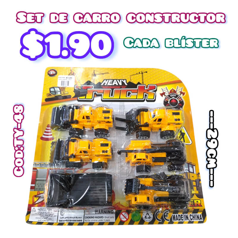 SET DE CARRO CONSTRUCTOR
