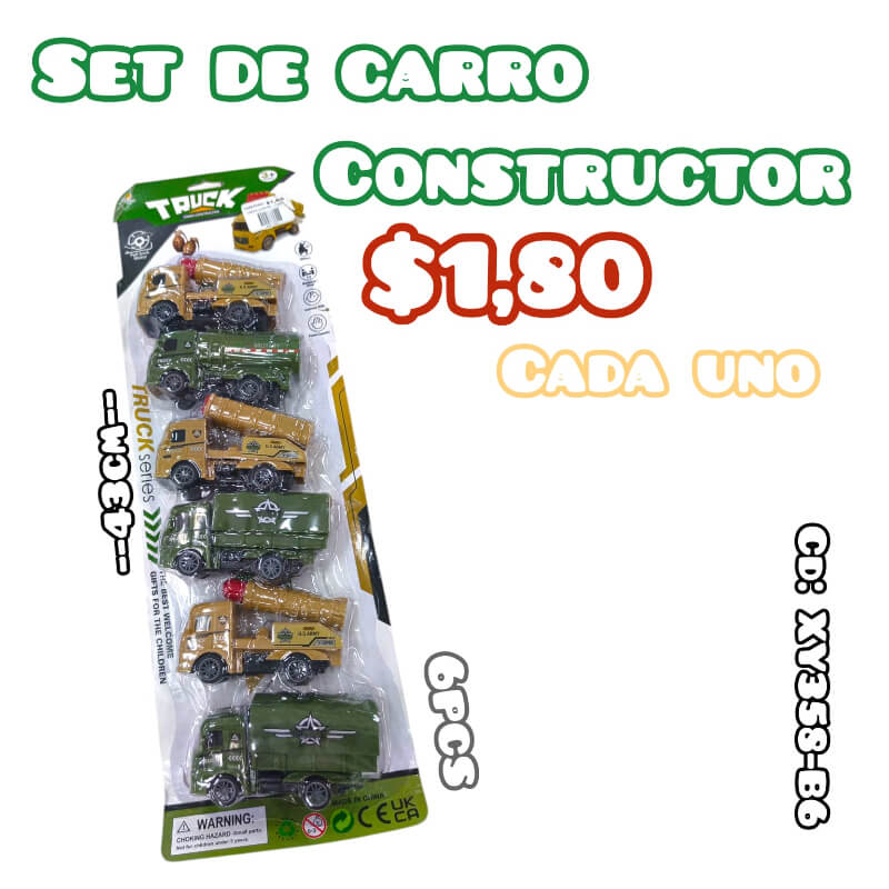 SET DE CARRO CONSTRUCTOR