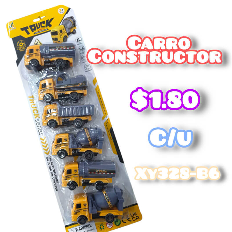 SET CARRO CONSTRUCTOR X6