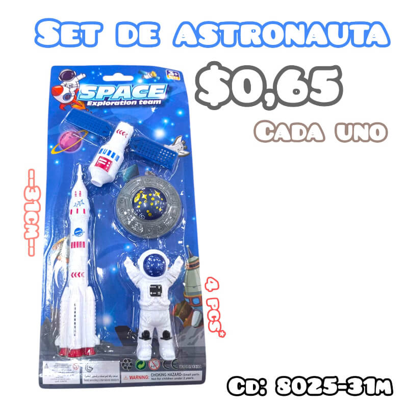 SET DE ASTRONAUTA