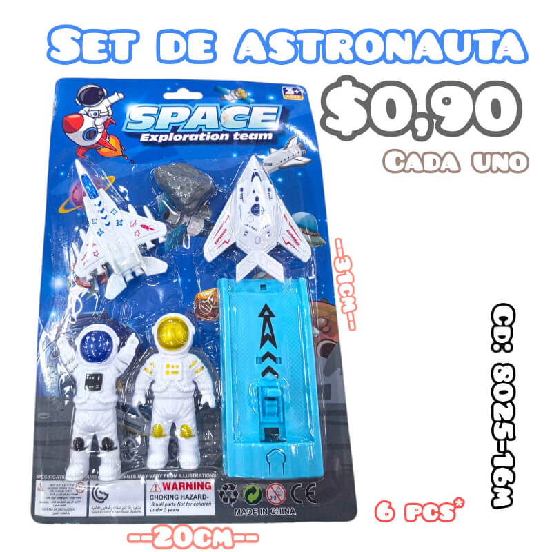 SET DE ASTRONAUTA