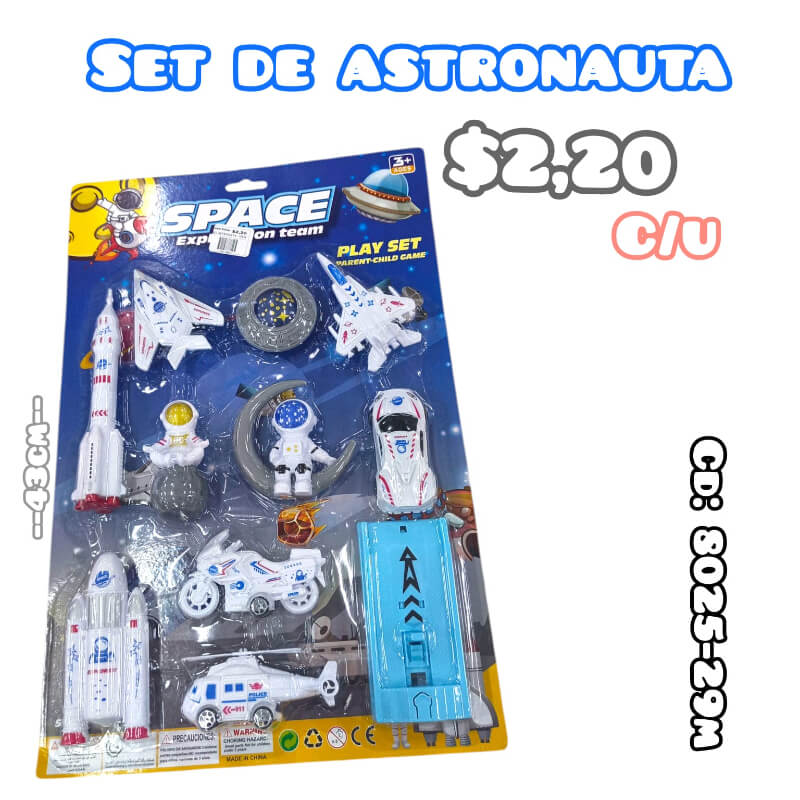 SET DE ASTRONAUTA